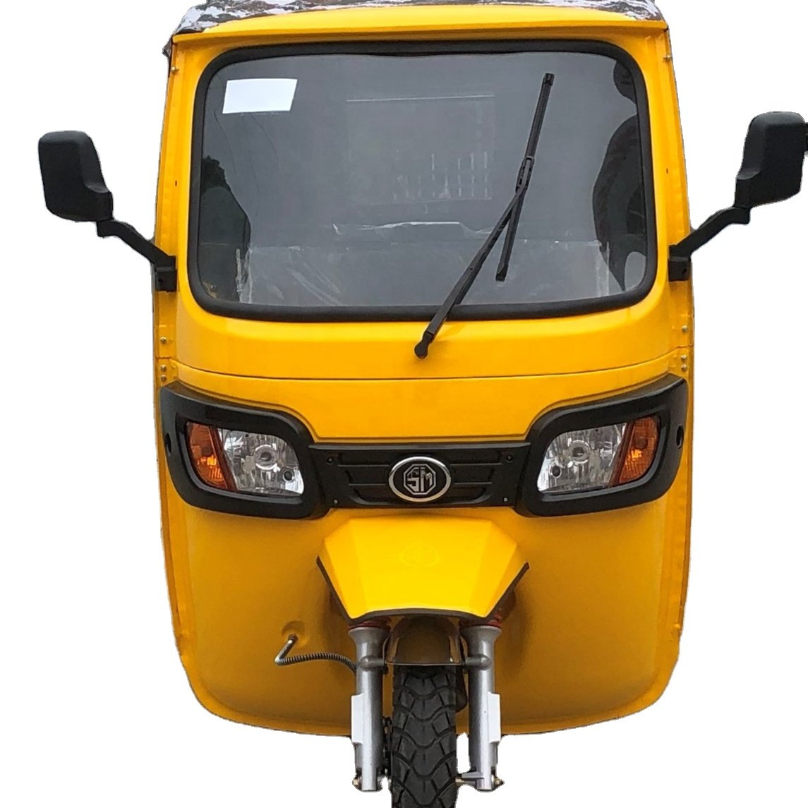 2024 Custom Family Use Battery Powered Luxury Enclosed Cabin Rear Passenger Cargo Seatadult Electric Tricycle